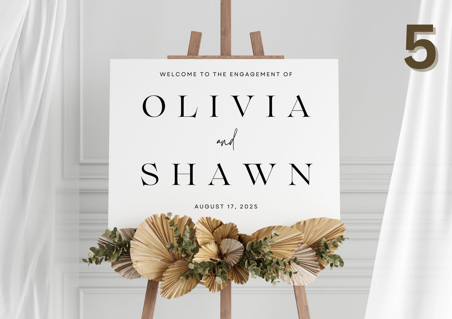 Custom Designed Engagement Vinyl Decal- Personalised with your Details - Choose Your Font, Colour and Size