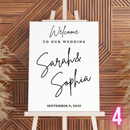 Custom Designed Wedding Vinyl Decal- Personalised with your Details - Choose Your Font, Colour and Size