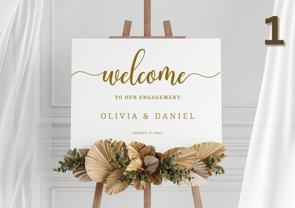 Custom Designed Engagement Vinyl Decal- Personalised with your Details - Choose Your Font, Colour and Size